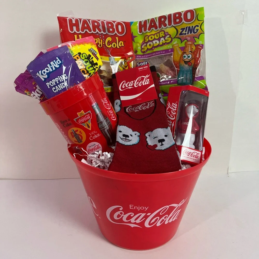 Coca Cola Themed Gift Basket